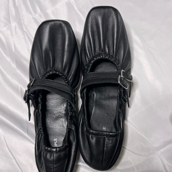 Free People Gemini Ballet Flats Mary Jane Black, size 8 - Picture 5 of 10